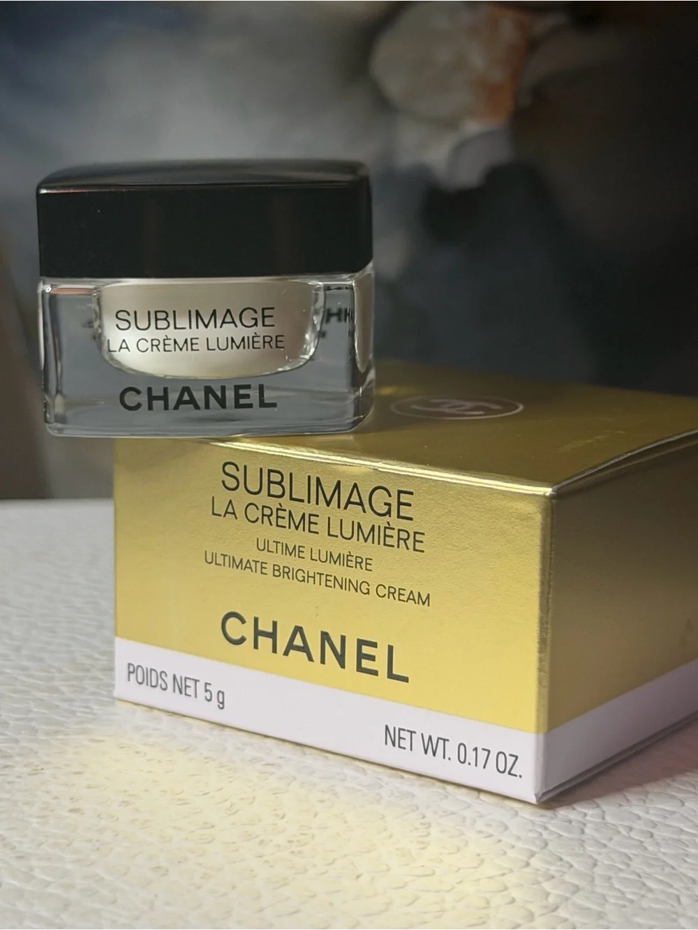 Chanel Sublimage La Crème Lumière Ultimate Brightening Creme 5g/ 0.17 OZ NWB